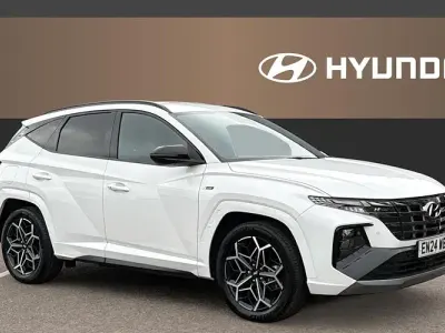 Usado Hyundai Tucson N Line 265 CV (194 kW) 2024 Blanco SUV