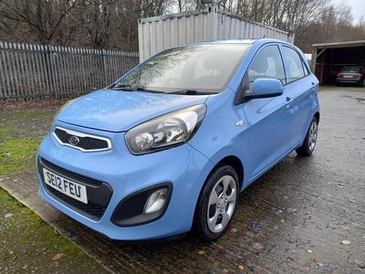 Used Kia Picanto Air 68 HP (50 kW) 2012 Blue Hatchback
