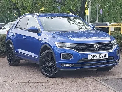 Usado VW T-Roc R-line 150 HP (110 kW) 2021 Azul SUV