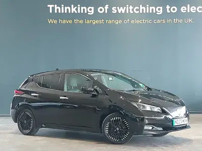 Used Nissan Leaf N-Connecta 110 kW (150 HP) 2023 Black Hatchback