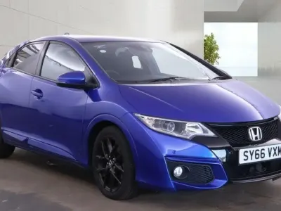 Used Honda Civic Sport 100 HP (73 kW) 2016 Blue Hatchback