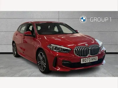 Used BMW 118 M Sport 134 HP (98 kW) 2023 Red Hatchback