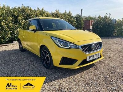 Used MG MG3 Excite 106 HP (77 kW) 2019 Yellow Hatchback