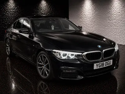 Used BMW 520 M Sport 2018 Black Sedan