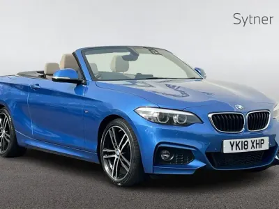 Used BMW 220 M Sport 187 HP (137 kW) 2018 Blue Cabriolet