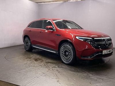 Used Mercedes EQC400 AMG line 300 kW (408 HP) 2022 Red SUV