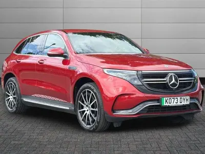Used Mercedes EQC400 AMG line 300 kW (408 HP) 2023 Red SUV