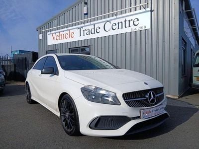 Used Mercedes A160 AMG line 102 HP (75 kW) 2018 White Hatchback