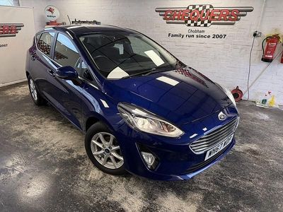Usado Ford Fiesta Zetec 100 HP (73 kW) 2017 Azul Citadino