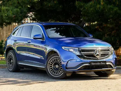Used Mercedes EQC400 AMG Line Premium 300 kW (408 HP) 2023 Blue SUV