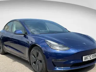 Used Tesla Model 3 Long Range AWD 366 kW (498 HP) 2022 Blue Sedan