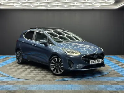 Used Ford Fiesta Titanium 125 HP (91 kW) 2022 Blue Hatchback