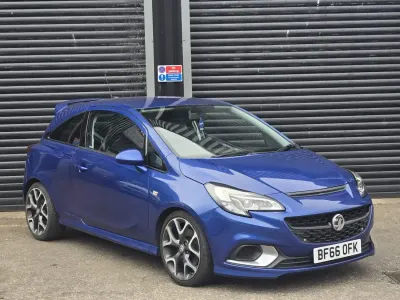 Used Vauxhall Corsa 205 HP (150 kW) 2016 Blue Hatchback