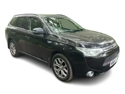 Used Mitsubishi Outlander P-HEV 200 HP (147 kW) 2014 Black SUV