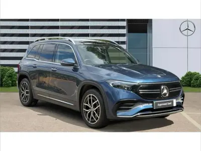 Used Mercedes EQB350 AMG line 214 kW (292 HP) 2022 Blue SUV