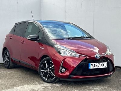 used Toyota Yaris Hybrid 1.5 Hybrid Red Bi-tone 5dr CVT