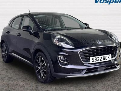Black Used 2022 Ford Puma Titanium SUV | £14,995 (Good price)