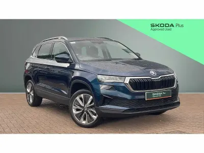 Used Skoda Karoq SE L 150 HP (110 kW) 2023 Petrol blue metallic SUV