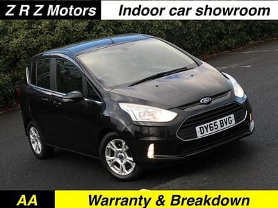 Used Ford B-MAX Zetec 100 HP (73 kW) 2015 Black MPV