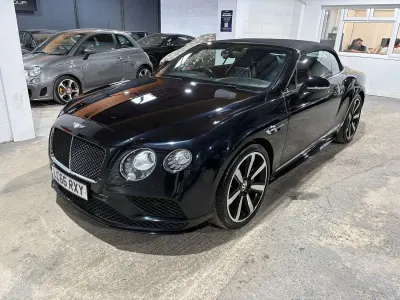 Used Bentley Continental GT Convertible Mulliner 2016 Black Cabriolet