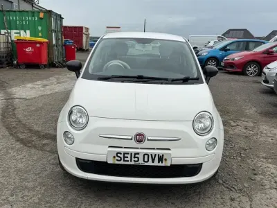 Used Fiat 500 Pop 69 HP (50 kW) 2015 White Hatchback