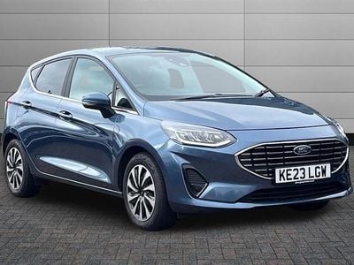 Used Ford Fiesta Titanium 125 HP (91 kW) 2023 Chrome blue Hatchback