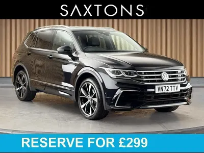 Used VW Tiguan Allspace R-line 150 HP (110 kW) 2023 Deep black pearlescent/deep black pearlescent SUV