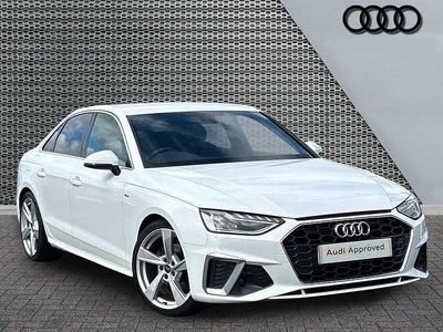 Used Audi A4 S-Line 2023 White Sedan