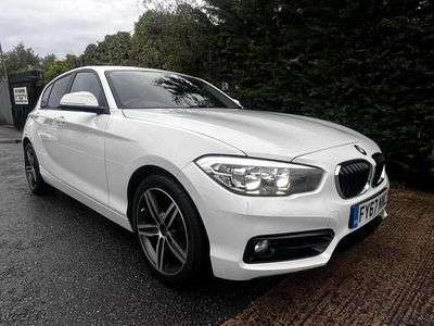Used BMW 118 Sport Line 2017 White Hatchback