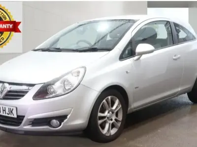 Used Vauxhall Corsa 89 HP (65 kW) 2008 Silver Hatchback