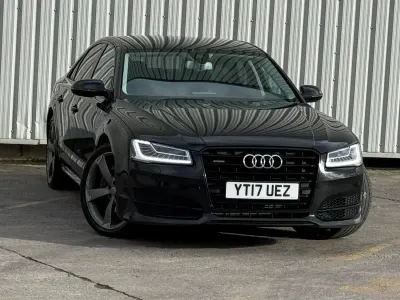 Used Audi A8 Black Edition 262 HP (192 kW) 2017 Black Sedan