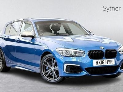 Used BMW M140 M Sport 335 HP (246 kW) 2018 Blue Hatchback