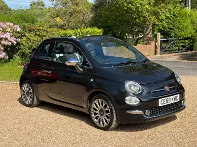Begagnad Fiat 500C Star 69 HK (50 kW) 2019 Svart Cab