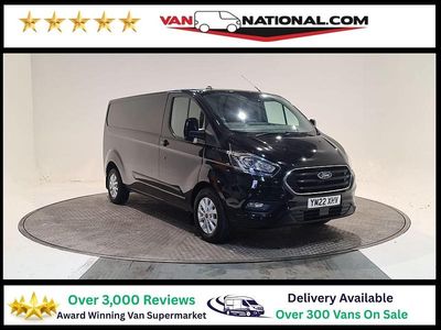 Used Ford Transit Custom Limited 130 HP (95 kW) 2022 Black Van