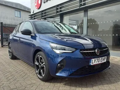 Used Vauxhall Corsa Ultimate 100 HP (73 kW) 2020 Blue Hatchback