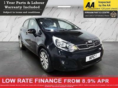 Used Kia Rio 107 HP (78 kW) 2012 Black Hatchback