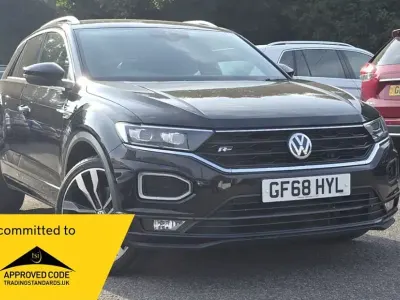Used VW T-Roc R-line 150 HP (110 kW) 2018 Black SUV