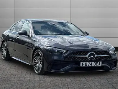 Used Mercedes C220 AMG Line Premium Plus 200 HP (147 kW) 2025 Graphite grey Sedan