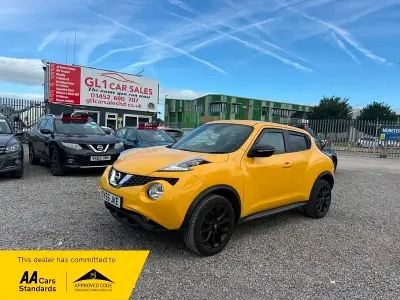 Used Nissan Juke N-Connecta 2016 Yellow SUV