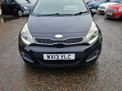 Used Kia Rio 107 HP (78 kW) 2013 Black Hatchback