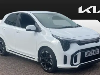New Kia Picanto GT-Line S 69 HP (50 kW) 2026 White Hatchback