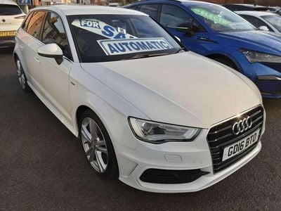 White Used 2016 Audi A3 Sportback S-Line Hatchback | £8,871 (Fair price)