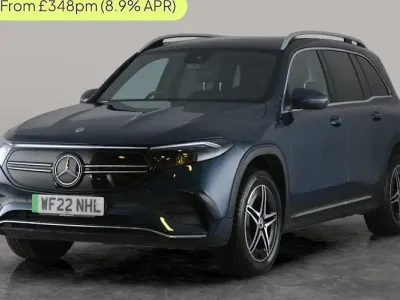 Käytetty Mercedes EQB300 AMG line 167 kW (228 HP) 2022 Sininen Katumaasturi