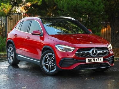 Red Used 2021 Mercedes GLA180 AMG Line Premium Plus SUV | £26,498 (A bit pricey)