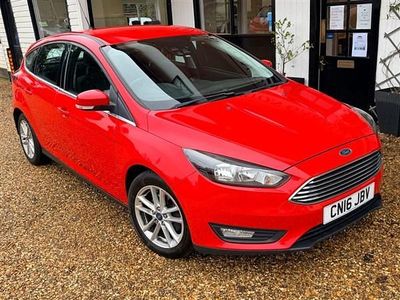 Red Used 2016 Ford Focus Zetec Hatchback | £4,928 (Fair price)