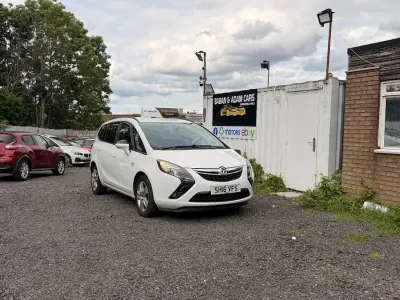Used Vauxhall Zafira 140 HP (102 kW) 2016 White MPV