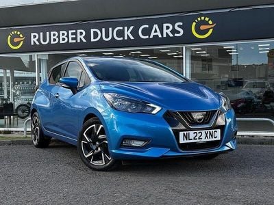 Used Nissan Micra Acenta 92 HP (67 kW) 2022 Blue Hatchback
