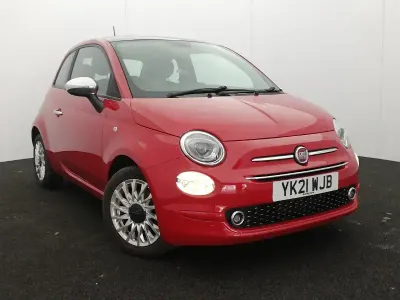 Used Fiat 500 Lounge 70 HP (51 kW) 2021 Red Hatchback