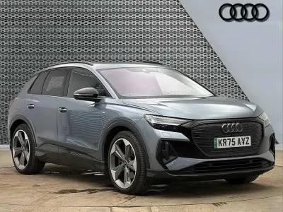 Used Audi Q4 e-tron Black Edition 210 kW (286 HP) 2025 Blue SUV