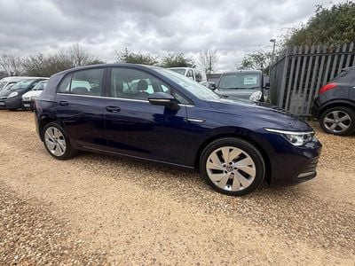 Used VW Golf VII Style 150 HP (110 kW) 2021 Blue Hatchback